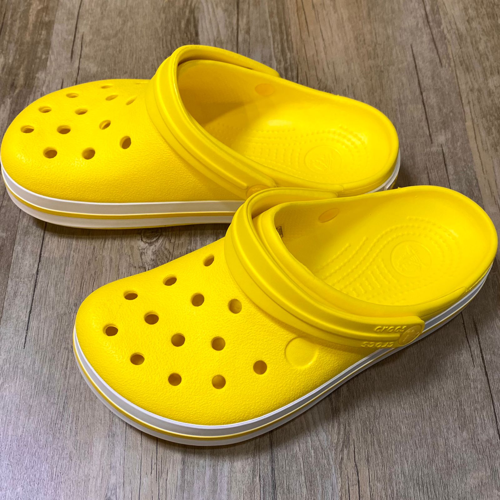 Dép Crocs Duet Sport Clog HN2 Yellow